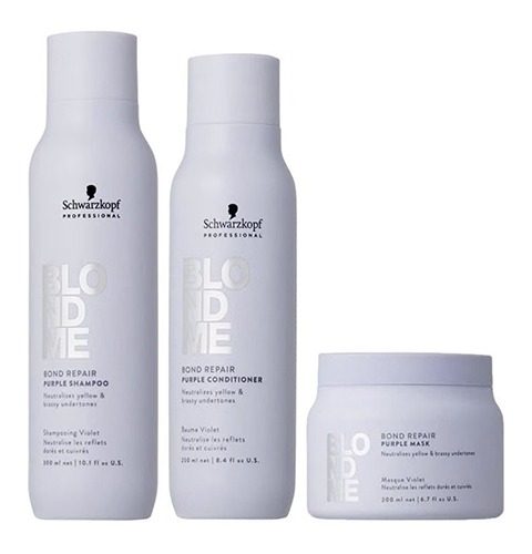 Schwarzkopf BLONDME Bond Repair Purple Range